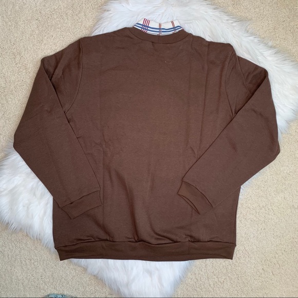 NEW snowman turtleneck Sweatshirt Large - Picture 4 of 16